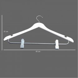 Ahşap görünümlü Plastik Gömlek, Etek, Bluz Askısı 43 cm Ahşap görünümlü Plastik Gömlek, Etek, Bluz Askısı 43 cm