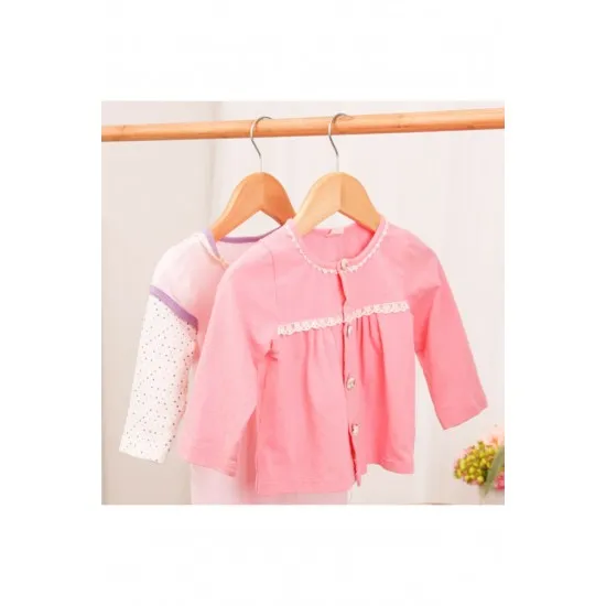 Ahşap Bebek 360° Döner Kancalı Mont, Bluz Ahşap Çocuk askısı 