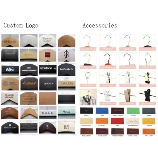 100 Adet Premium Ahşap Ceviz Renk Kalın Omuz Formlu Ceket Askısı Metal Logo Tasarımlı 100 Adet Premium Ahşap Ceviz Renk Kalın Omuz Formlu Ceket Askısı Metal Logo Tasarımlı
