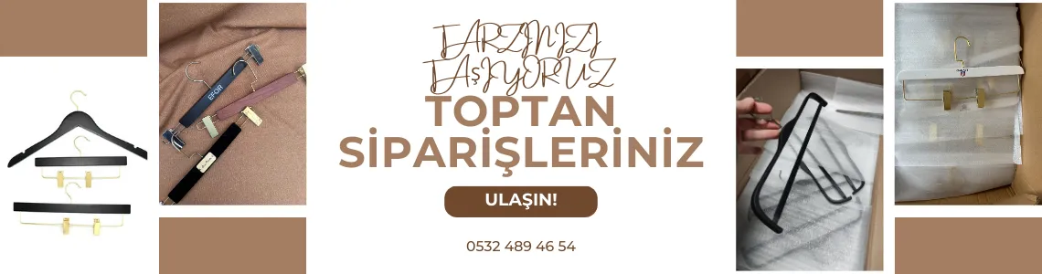 Boyalı Ahşap Pantolon Etek Askısı